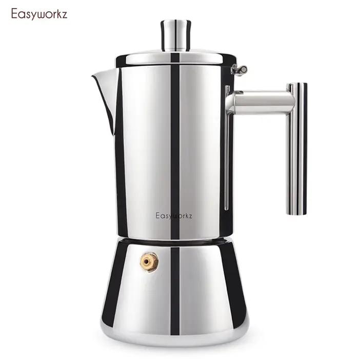 Easyworkz Diego cuisinière Machine à expresso en acier inoxydable