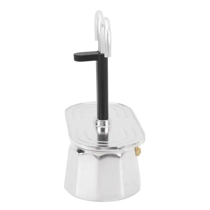 Cafetière italienne en alliage d'aluminium à double tête pour la maison