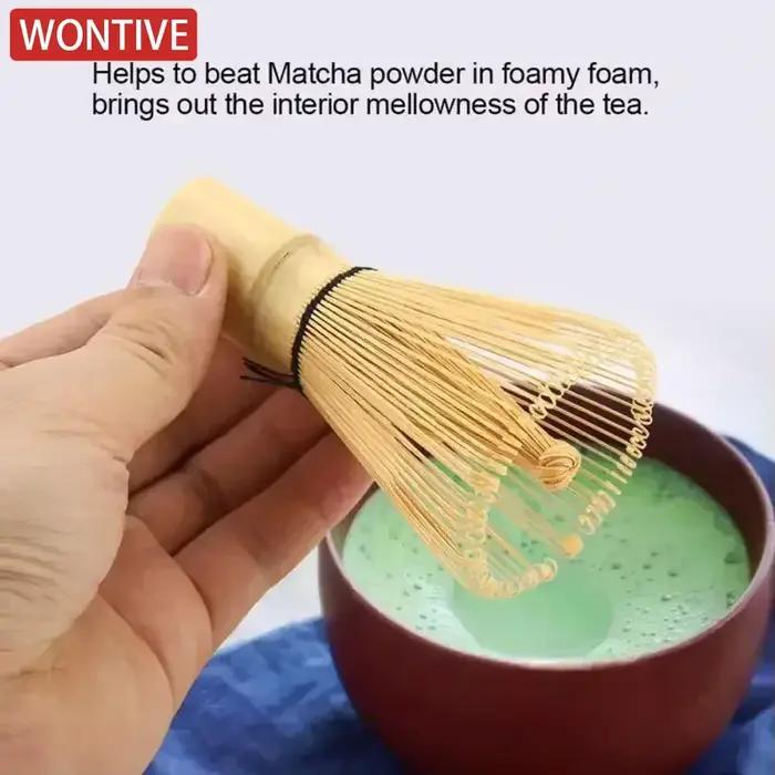 Fouet Matcha en bambou