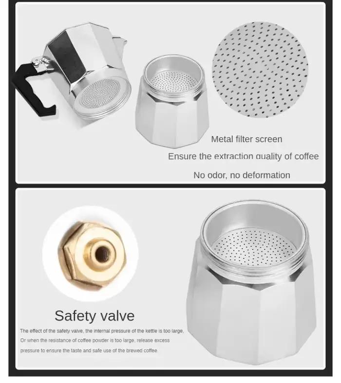 Cafetière moka italienne en aluminium