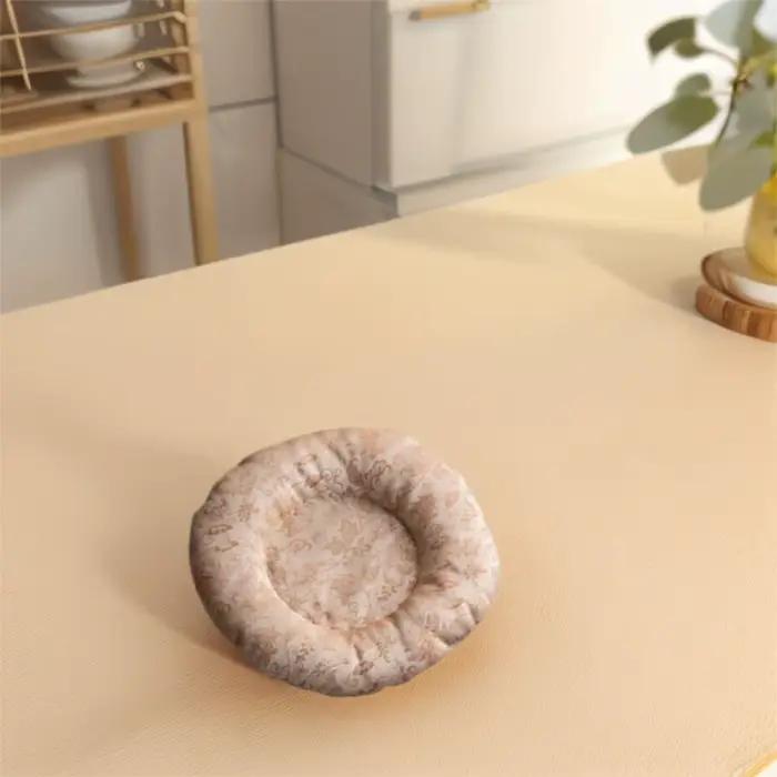 Coussin de théière en tissu floral élégant pour isolation thermique et protection de meubles occasions spéciales pauses théiques