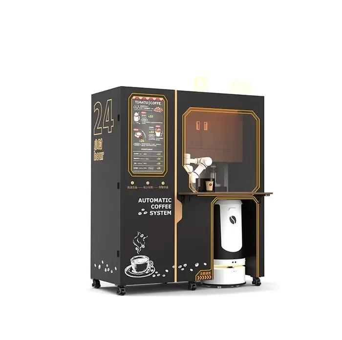 Distributeur automatique intelligent de café et de thé au lait pour cinémas