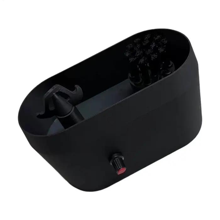 Banc de travail automatique pour le nettoyage des porte-filtres avec brosse kit de nettoyage machine à expresso compatible systèmes de café 51 53 58 mm occasionnels entretien café professionnel amateur
