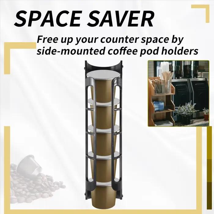 2 pièces porte-dosette de café montage latéral pour distributeur de dosettes de tasse K pour cafetières à portion