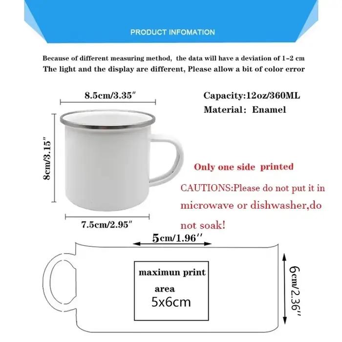 Super Mamie je t'aime imprimé tasse en émail boisson lait tasses à café annonce de grossesse
