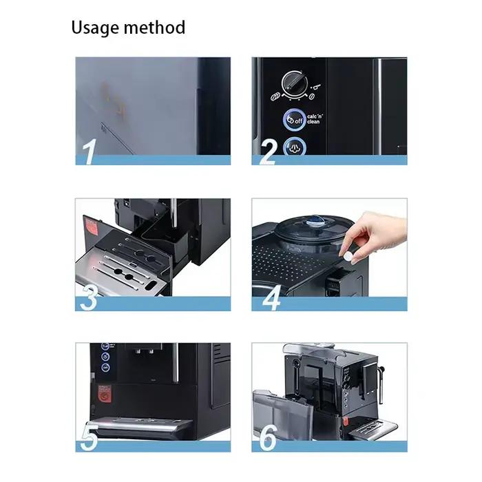 Comprimés Effervescents de Nettoyage de Machine à Café Universelle Solution de Détartrage pour Toutes les Machines à Café et Bouilloire 20 Pièces Occasions Spéciales et Quotidiennes