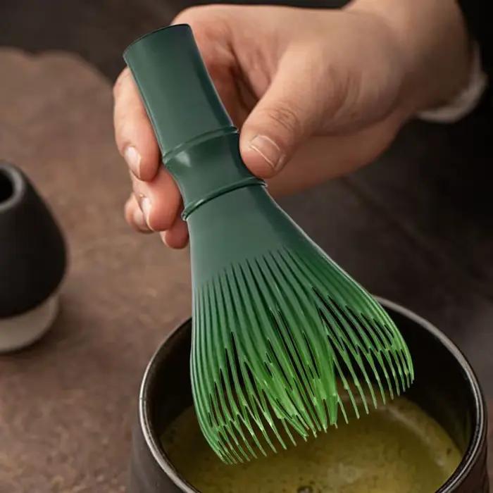 Brosses à thé vert Matcha