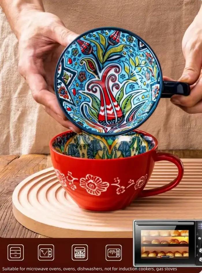 Tasse à thé du matin bohème