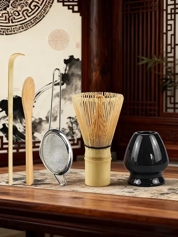 Ensemble de fouets Matcha 5 pièces-fouet en bambou