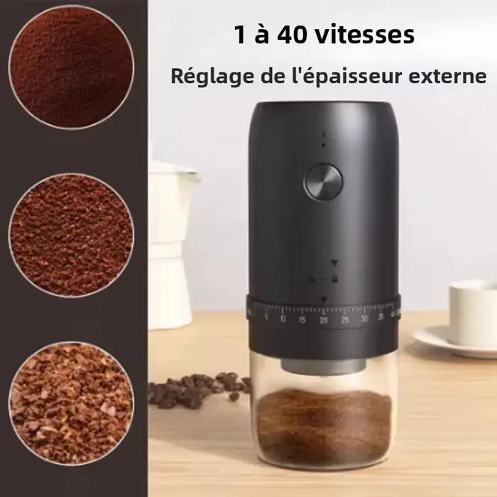 Moulin à café électrique Portable 1800mAh