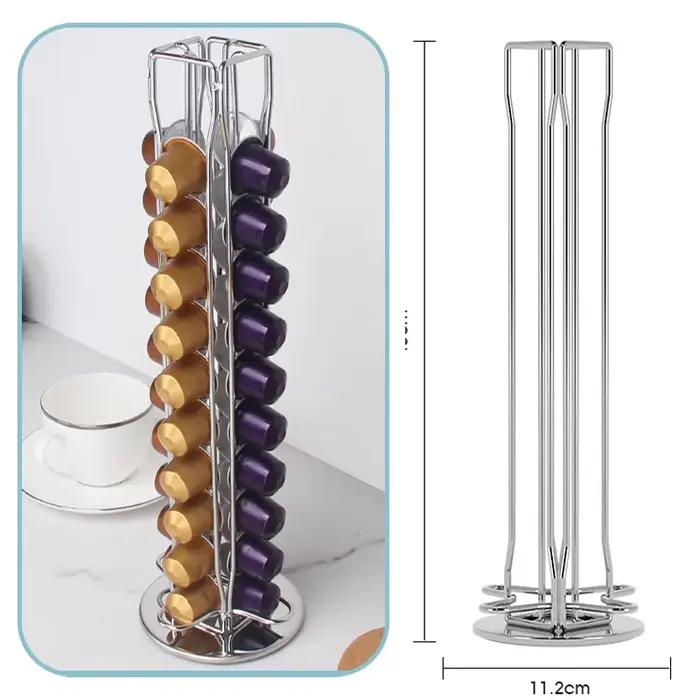 360 ° Porte-capsules rotatif pour café Nespresso Dolce Gusto