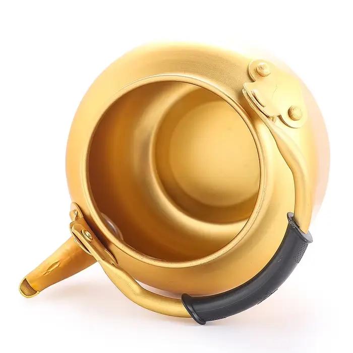 Bouilloire en aluminium doré 0