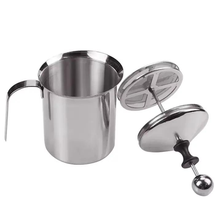 Crémisseur de lait en acier inoxydable double maille pour mousseur de café latte cappuccino à la maison occasions spéciales