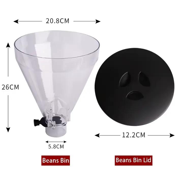 Broyeur de grains de café domestique Kisshome avec lavage facile et choix de couleurs élégantes pour amateurs de café et intérieurs modernes ```