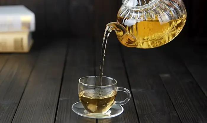Théière fleur en forme de Aliments rayée