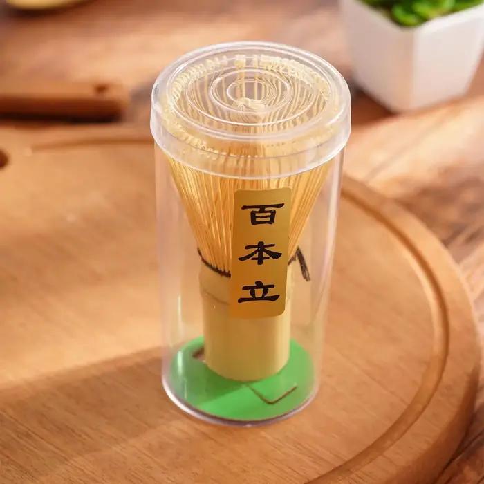 Cérémonie japonaise bambou Matcha pratique poudre fouet café vert thé brosse Chasen outil broyeur brosses thé outils