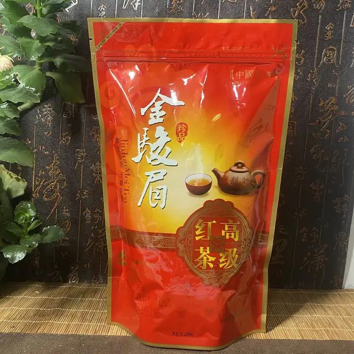 Sachet refermable de 250g de thé Jin Jun Mei