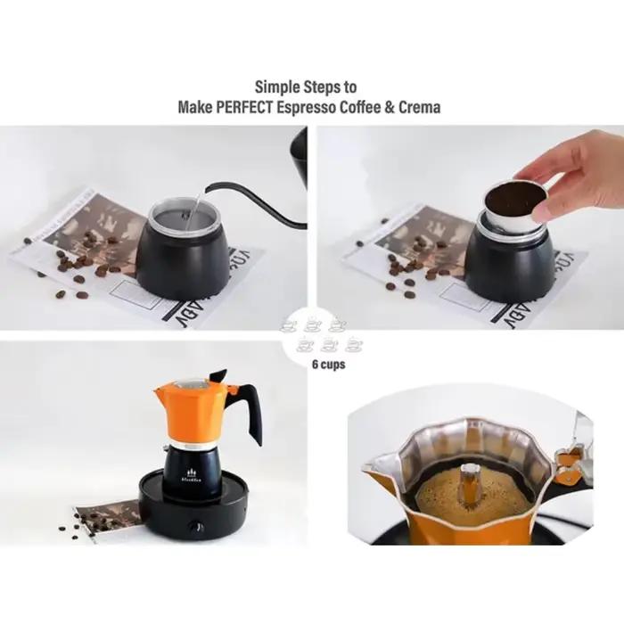 Cafetière à Extraction Italienne en Aluminium