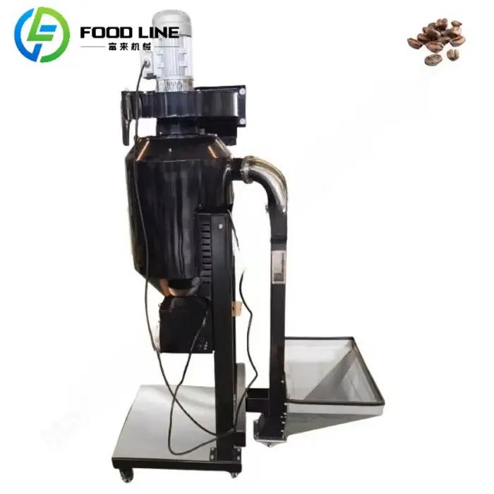 Décontaminateur Commercial personnalisé pour grains de café, contrôle de vitesse réglable, élimination efficace des pierres et débris, acier inoxydable 304, sécurité accrue, idéal pour torréfacteurs professionnels, usage industriel et artisanal
