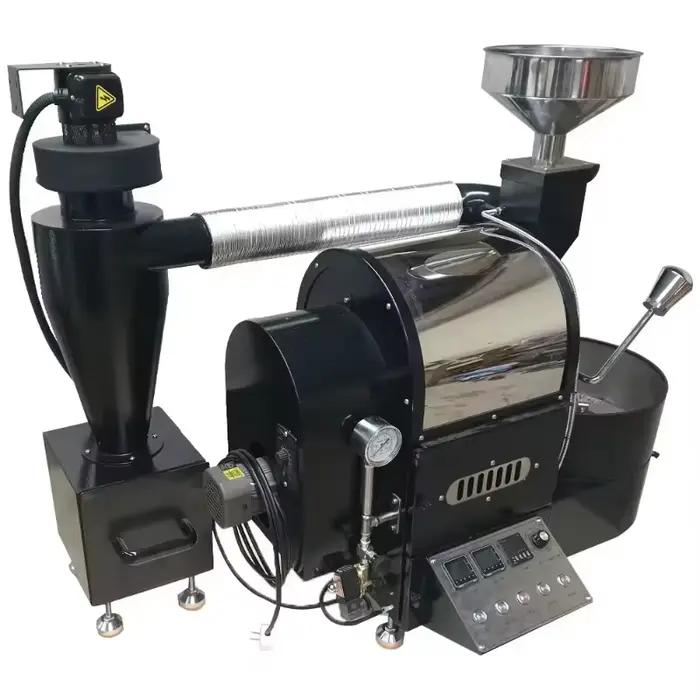 Tostador de café commercial à gaz personnalisé de 3 kg