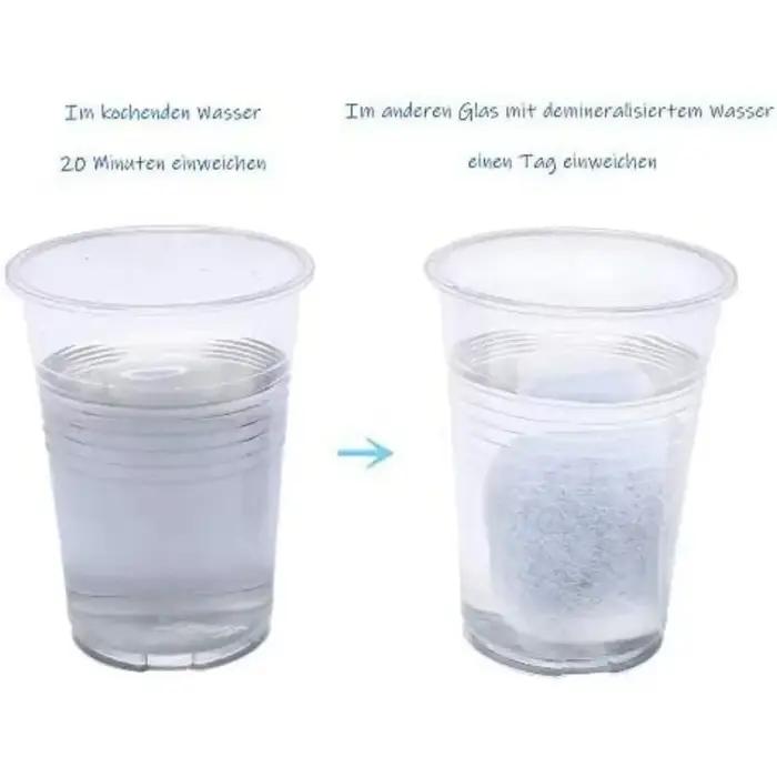 La machine à café remplace le filtre à eau avec 12 filtres à charbon actif