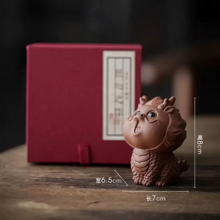 Figurine de thé en argile violette de qualité supérieure