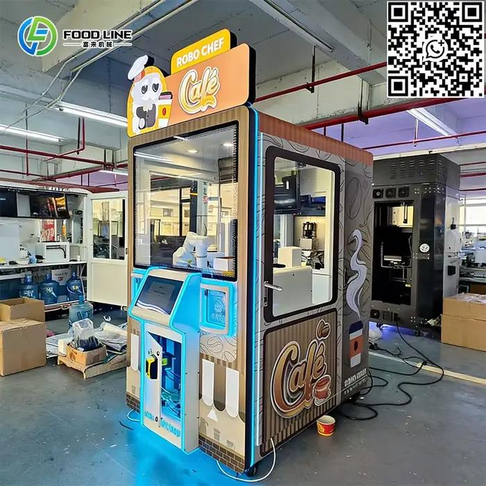 Machine à café robotisée commerciale personnalisée